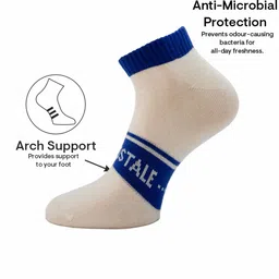Aeropostale Men Pack Of 3 Low Cut Ankle Length Socks image 2