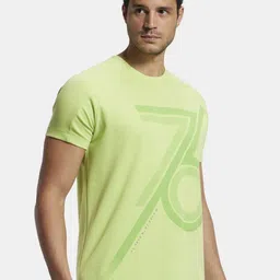 Jockey Men Super Combed Cotton PrintedHalf Sleeve Tshirt with Stay Fresh Treatment-MV02 image 3