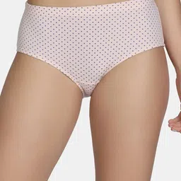Zivame Pack of 3 Printed Cotton Mid-Rise Hipster Briefs image 3