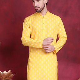 Jompers Men Floral Printed Kurta-picture-27