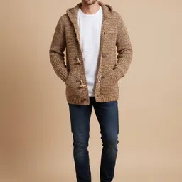 Mast & Harbour Hooded Neck Long Sleeve Cardigan-picture-33