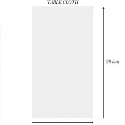 AMBBI COLLECTIONS Red Floral Printed Waterproof Rectangle 6-Seater Table Cover image 2