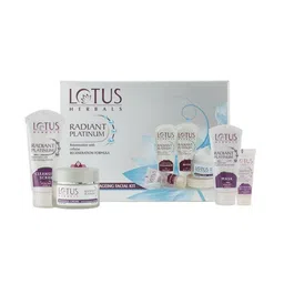 Lotus Herbals Radiant Platinum Facial Kit - 250g-image-24