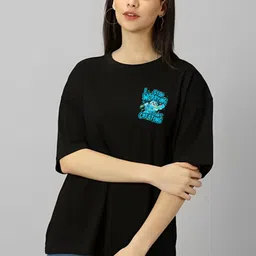 Parona Women Printed Applique T-shirt-image-63