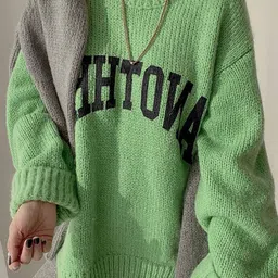 StyleCast Women Round Neck Graphic Printed Pullover image 2