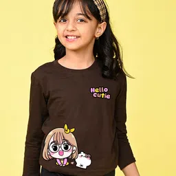 NUSYL Girls Printed T-shirt-image-94