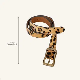 KARGHA INDIA Unisex Printed Leather Belt image 2