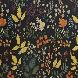 HOMEMATES Black & Yellow Floral Printed Waterproof Peel Stick Self Adhesive Wallpaper-picture-20