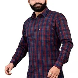 Marc Laurent Men Tartan Checks Checked Casual Shirt image 2
