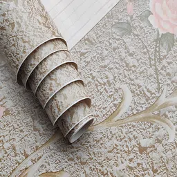 ANNA CREATIONS Brown & Pink Printed Self-Adhesive Waterproof Wallpaper-image-8