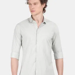 Blu MNKY Men Smart Slim Fit Casual Shirt-picture-27