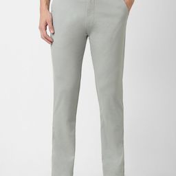 Peter England Casuals Men Cotton Slim Fit Trousers-picture-38