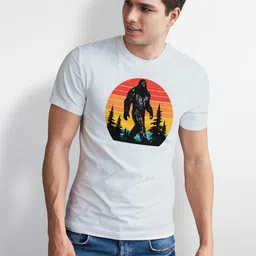 Seekbuylove Men Printed Bio Finish T-shirt image 2