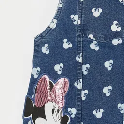 Juniors by Lifestyle Floral Print Pinafore Midi Dress image 3