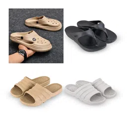 Feel alive Men Set of 4 Clogs & Sliders-picture-19