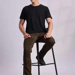 Thomas Scott Men Cotton Regular Fit Chinos Trouser image 3