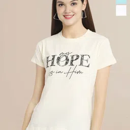 Metronaut Women Pack Of 3 Typography Printed Round Neck Cotton Donald Duck T-shirts-picture-25