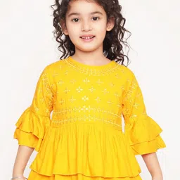 Ishti Floral Print Keyhole Neck Top image 5