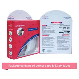 Safe-O-Kid U-Shaped Small Corner Cushions Pack of 16 - Light Brown image 5