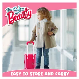 Fiddlerz 2 in 1 Trolley Bag Make Up Set - Pink image 5