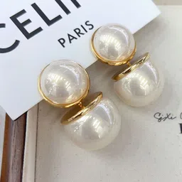 MEENAZ Spherical Drop Earrings image 3