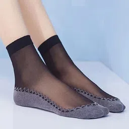 MYYNTI Self Design Ankle Length Socks image 1