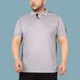 Sztori Men Colourblocked Polo Collar Slim Fit T-shirt-image-78