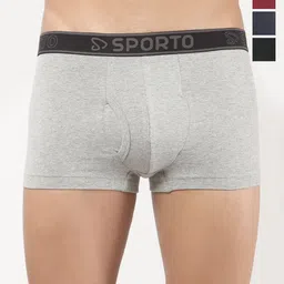 Sporto by Macho Pack Of 4 Combed Cotton Trunk-picture-10