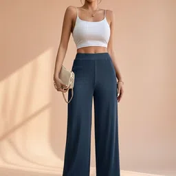 Moda Rapido Women Comfort High-Rise Trousers-picture-37