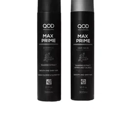 QOD PROFESSIONAL Max Prime Shampoo & Hair Mask - 300ml Each image 1