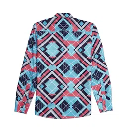 CAVIO Boys Comfort Abstract Printed Spread Collar Casual Shirt image 2