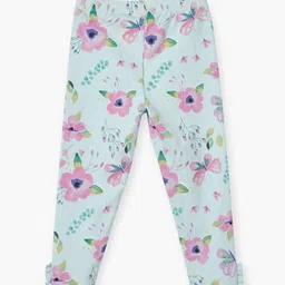 Juniors by Babyshop Girl Floral Printed Cotton Leggings image 3