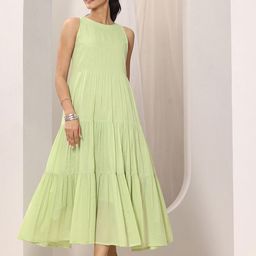 Libas Women Cotton Fit & Flare Midi Dress-picture-37