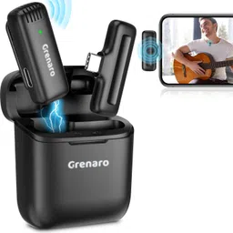Wireless Mic for YouTube, Mike for Vlogging with Charging Case Microphone-image-21
