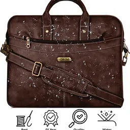 lorem Men Brown Messenger Bag image 5
