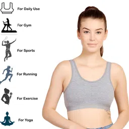 stogbull Pack of 2 Women Sports Non Padded Bra image 5