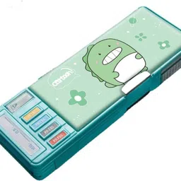 vworld green theme dinosaur Art Plastic Pencil Box-picture-44