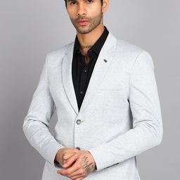 killer Men Self Design Single Breasted Casual Blazer-picture-44