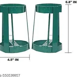srinika Decorative Banana Stem Metal Stand for Holding Banana Plant. Iron Decorative Platter image 2