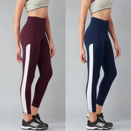 earth joy Solid Women Multicolor Tights image 1