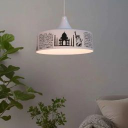 fos lighting Global Journey White Pendant Hanging Light-picture-22