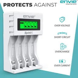 Envie Quick Charge 1.2 A Wall Charger for Camera with Detachable Cable image 3