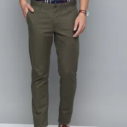 Indian Terrain Men Brooklyn Slim Fit Chinos Trousers-image-35