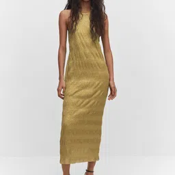 MANGO Blingy Sheath Midi Dress-picture-23