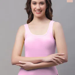 Friskers Pink Cotton Tank Top-picture-36