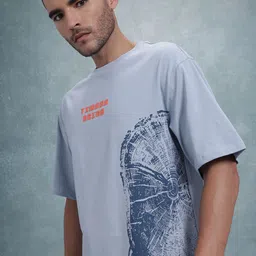 The Roadster Life Co. Printed Pure Cotton Relaxed Fit T-shirt-picture-42