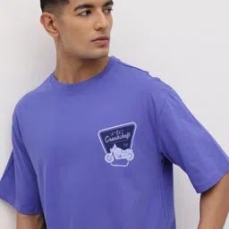 The Roadster Life Co. Printed Relaxed Pure Cotton T-shirt-picture-35