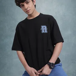 The Roadster Life Co. Pure Cotton Relaxed Fit T-shirt-image-80