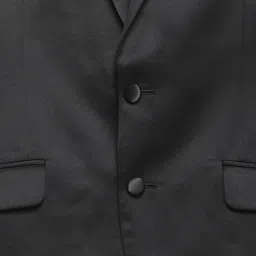 van heusen Vdot Men Black Formal Suit image 2