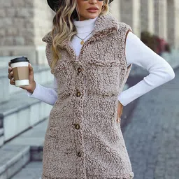 Oh Rare Self-Design Over Coat image 4